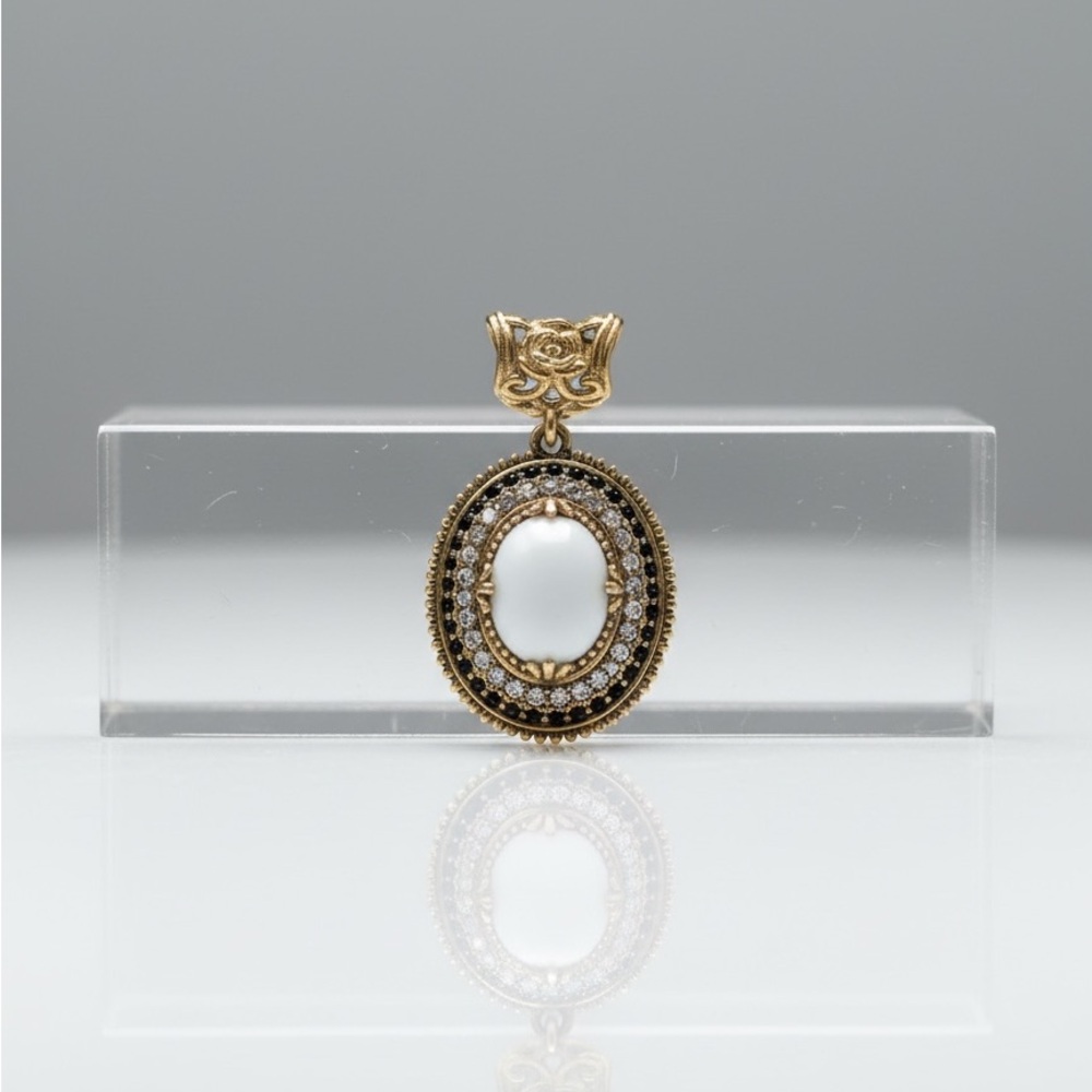 Vintage Gold and Silver Pendant